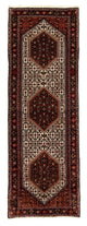 Bidjar Teppich 74x235cm - Perserteppich - dunkelrot