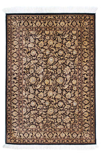 Ghom Teppich 80x118cm - Perserteppich - dunkelblau – product image