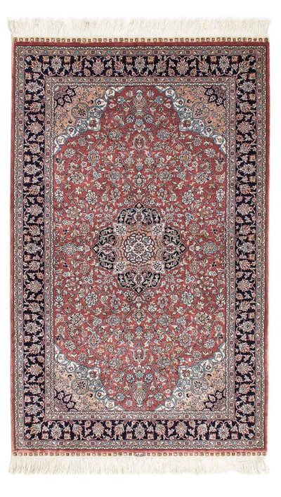 Hereke Teppich 91x152cm - Orientteppich - dunkelrot