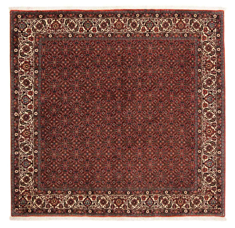 Bidjar Teppich 197x203cm - Perserteppich - dunkelrot