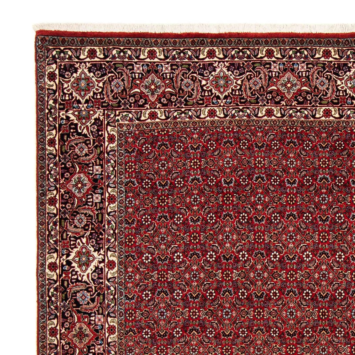 Bidjar Teppich 205x205cm - Perserteppich - dunkelrot