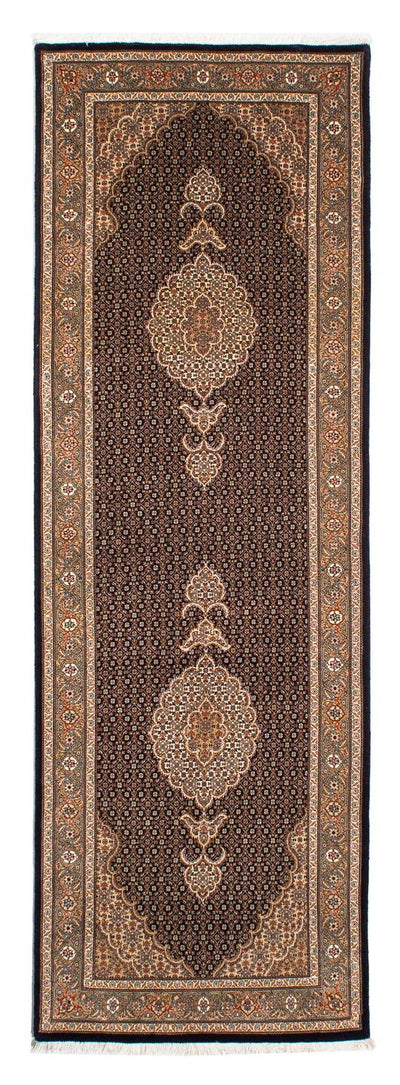 Täbriz Teppich 81x248cm - Perserteppich - dunkelblau