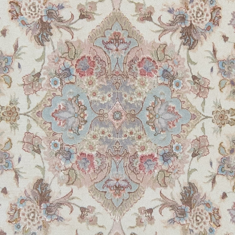 Täbriz - 50 Raj Teppich 90x360cm - Perserteppich - beige