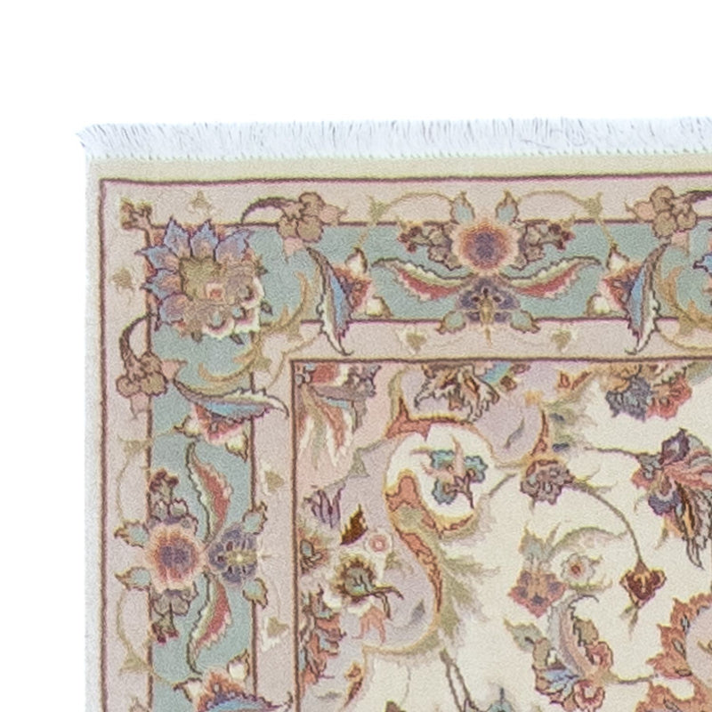Täbriz - 50 Raj Teppich 90x360cm - Perserteppich - beige