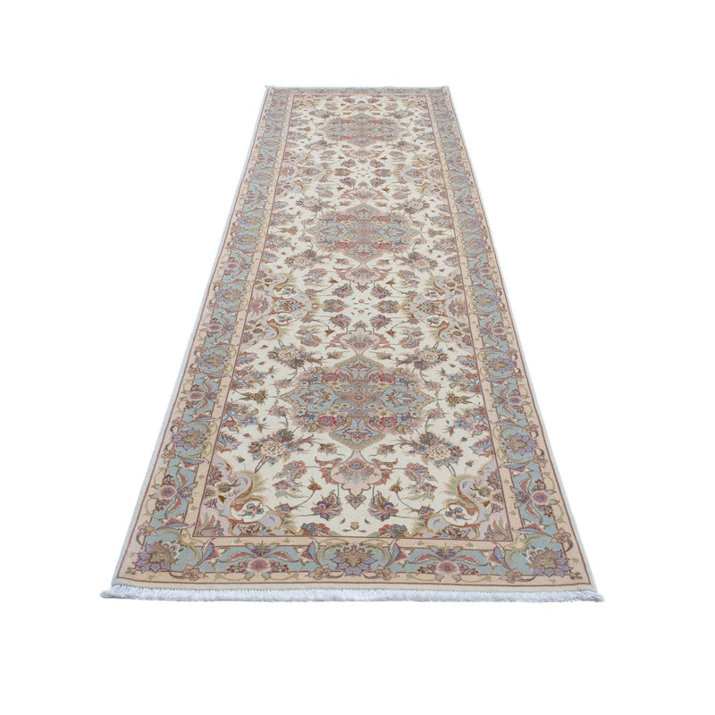 Täbriz - 50 Raj Teppich 90x360cm - Perserteppich - beige