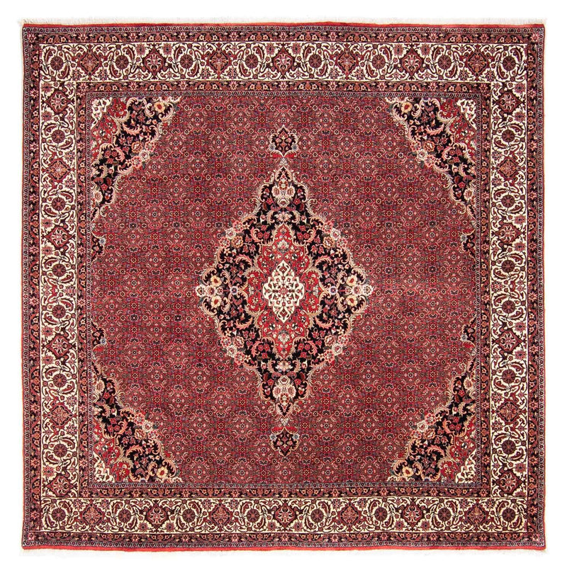 Bidjar Teppich 253x253cm - Perserteppich - dunkelrot