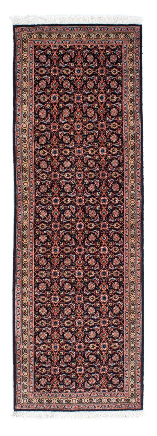 Täbriz Teppich 75x210cm - Perserteppich - dunkelblau