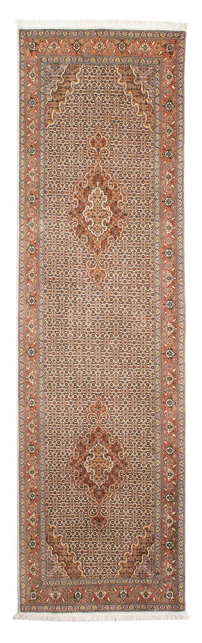 Täbriz Teppich 85x302cm - Perserteppich - hellbraun