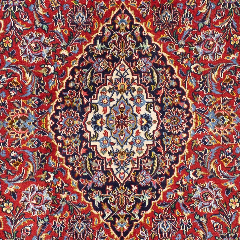 Keshan Teppich 142x216cm - Perserteppich - rot