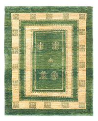 Gabbeh Persisch Teppich 151x188cm - Perserteppich Wollteppich - grün – product image