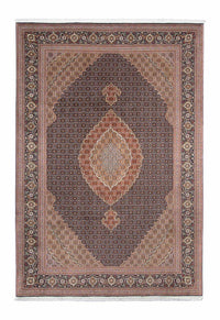 Täbriz Teppich 202x303cm - Perserteppich - dunkelbraun – product image