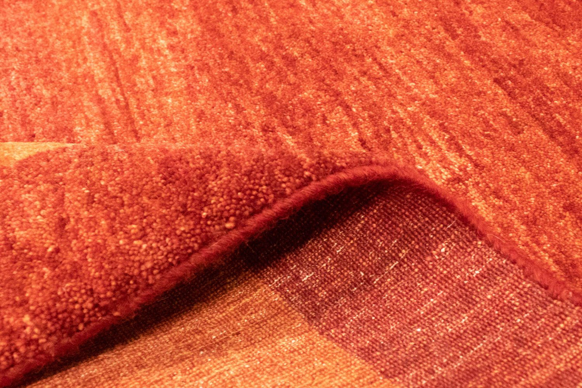 Gabbeh Persisch Teppich 175x233cm - Perserteppich Wollteppich - rot