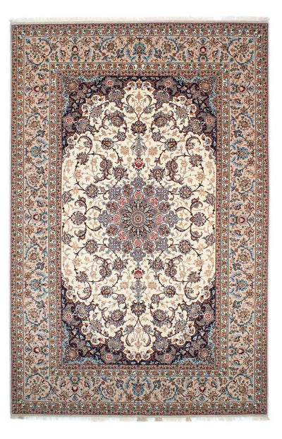 Isfahan Teppich 155x242cm - Perserteppich - beige