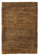 Gabbeh Teppich Indus 66x92cm - Wollteppich - dunkelbraun