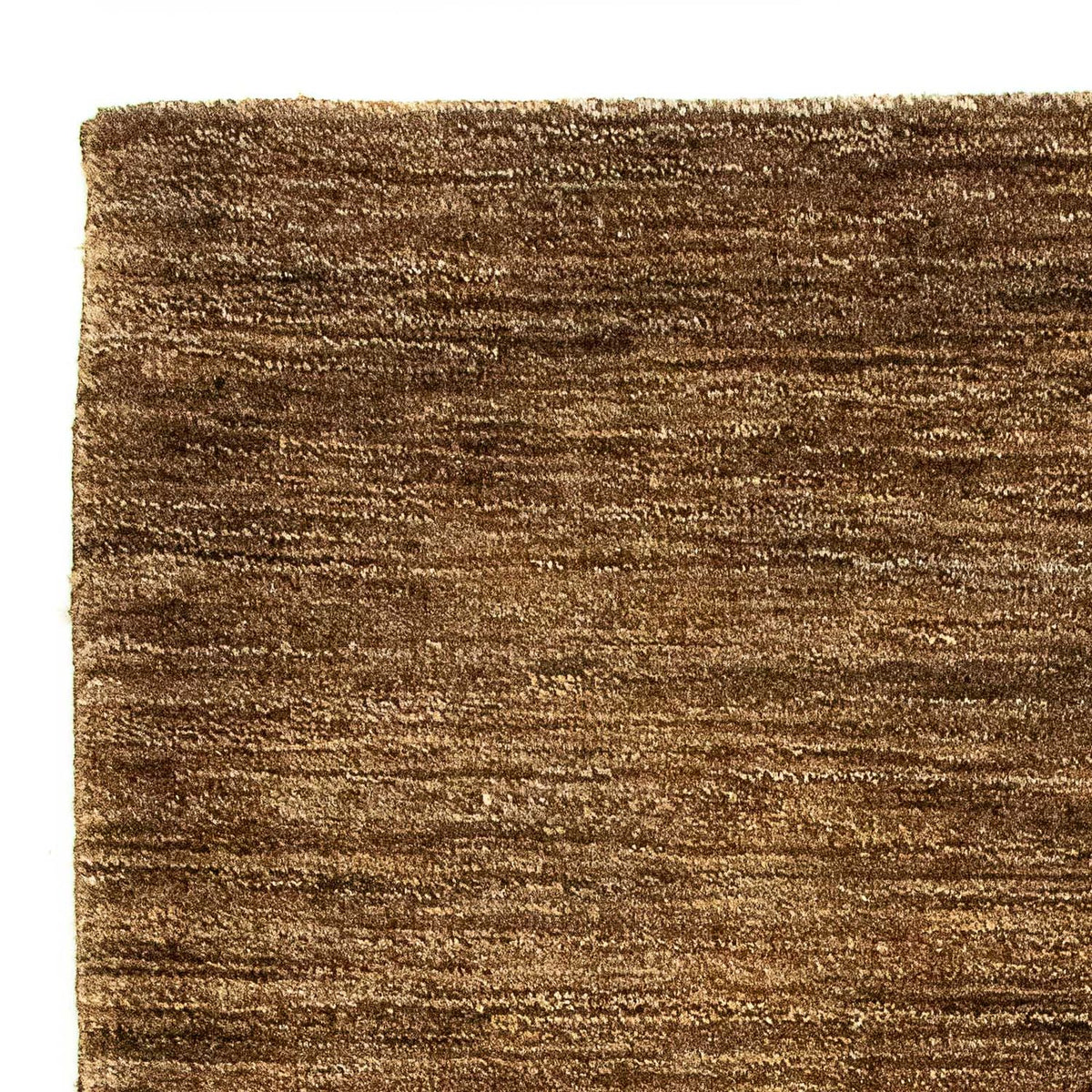 Gabbeh Teppich Indus 66x92cm - Wollteppich - dunkelbraun