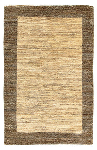 Gabbeh Teppich Indus 64x99cm - Wollteppich - hellbraun – product image