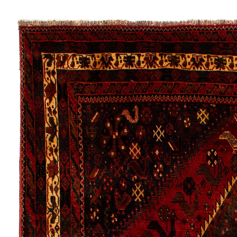 Shiraz Teppich 208x312cm - Perserteppich - dunkelrot
