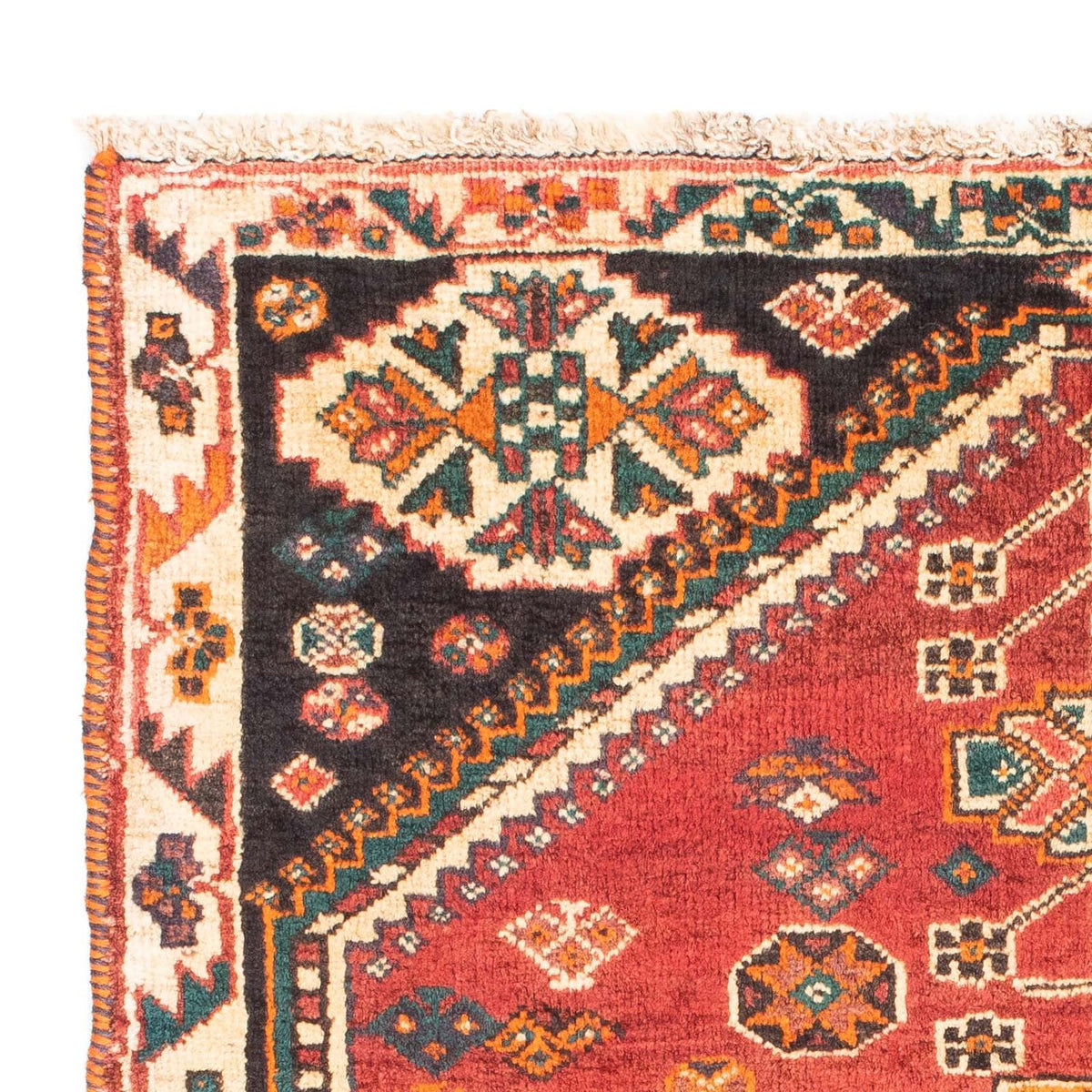 Shiraz Teppich 103x143cm - Perserteppich - rot