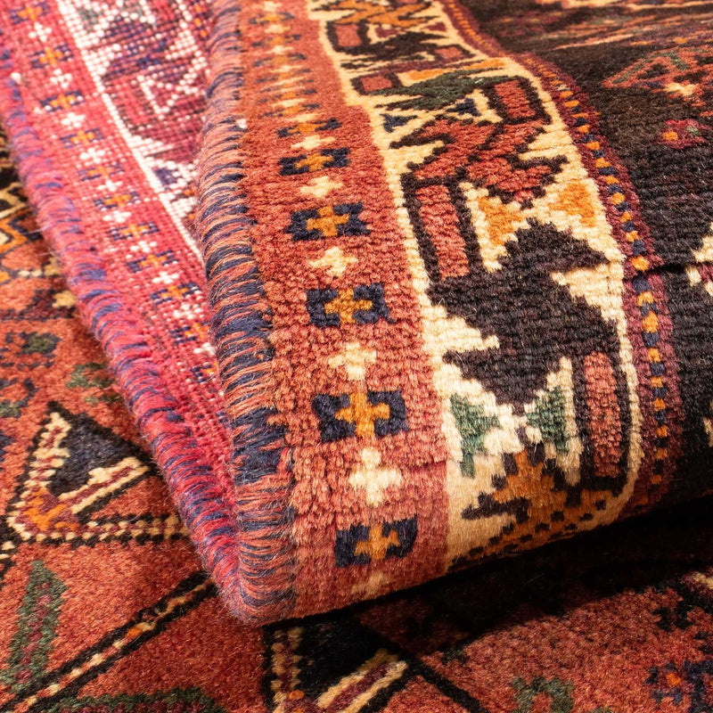 Shiraz Teppich 108x161cm - Perserteppich - hellrot