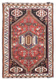 Shiraz Teppich 104x154cm - Perserteppich - rot