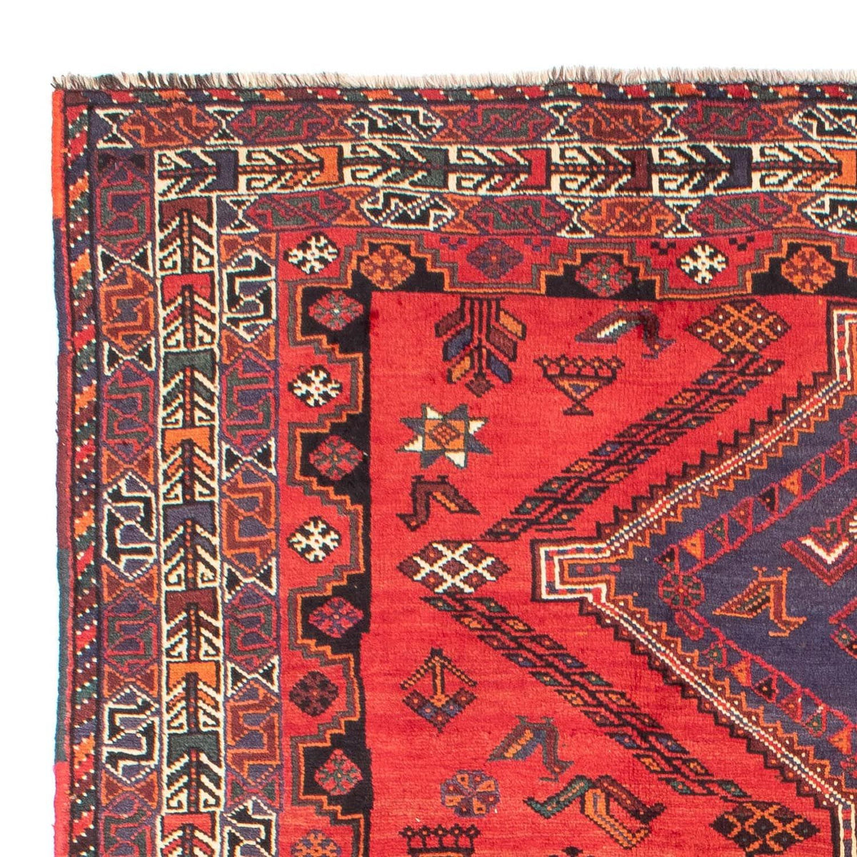 Shiraz Teppich 200x287cm - Perserteppich - rot