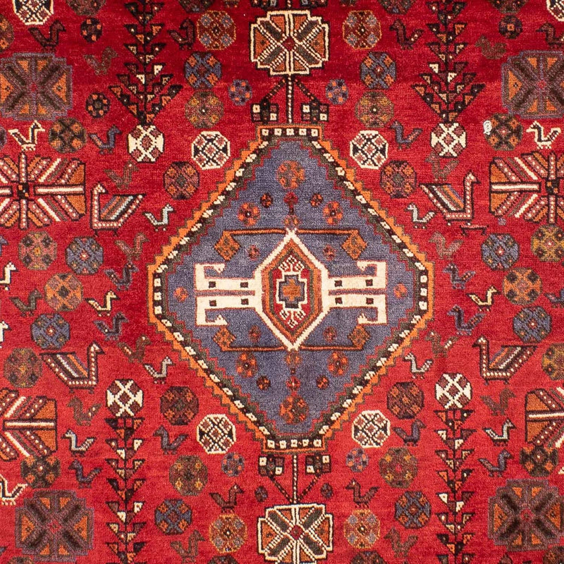 Shiraz Teppich 216x312cm - Perserteppich - dunkelrot