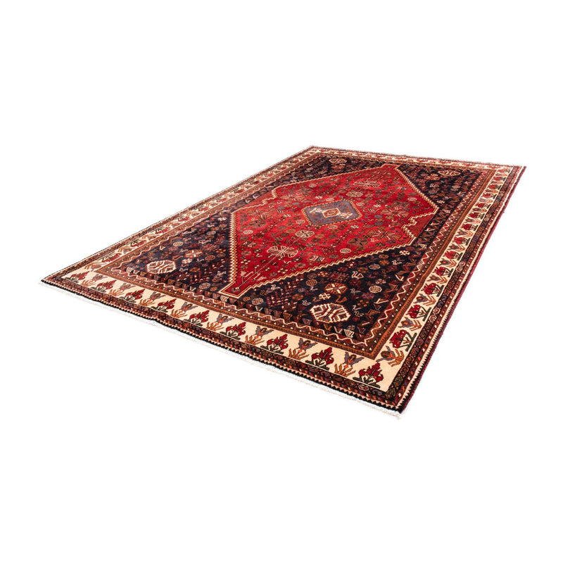 Shiraz Teppich 216x312cm - Perserteppich - dunkelrot