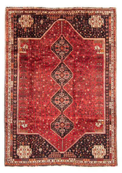 Shiraz Teppich 227x310cm - Perserteppich - dunkelrot