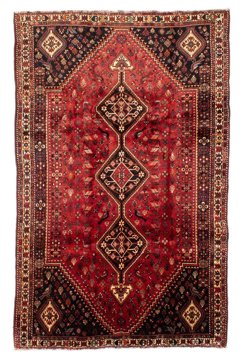 Shiraz Teppich 228x330cm - Perserteppich - rot