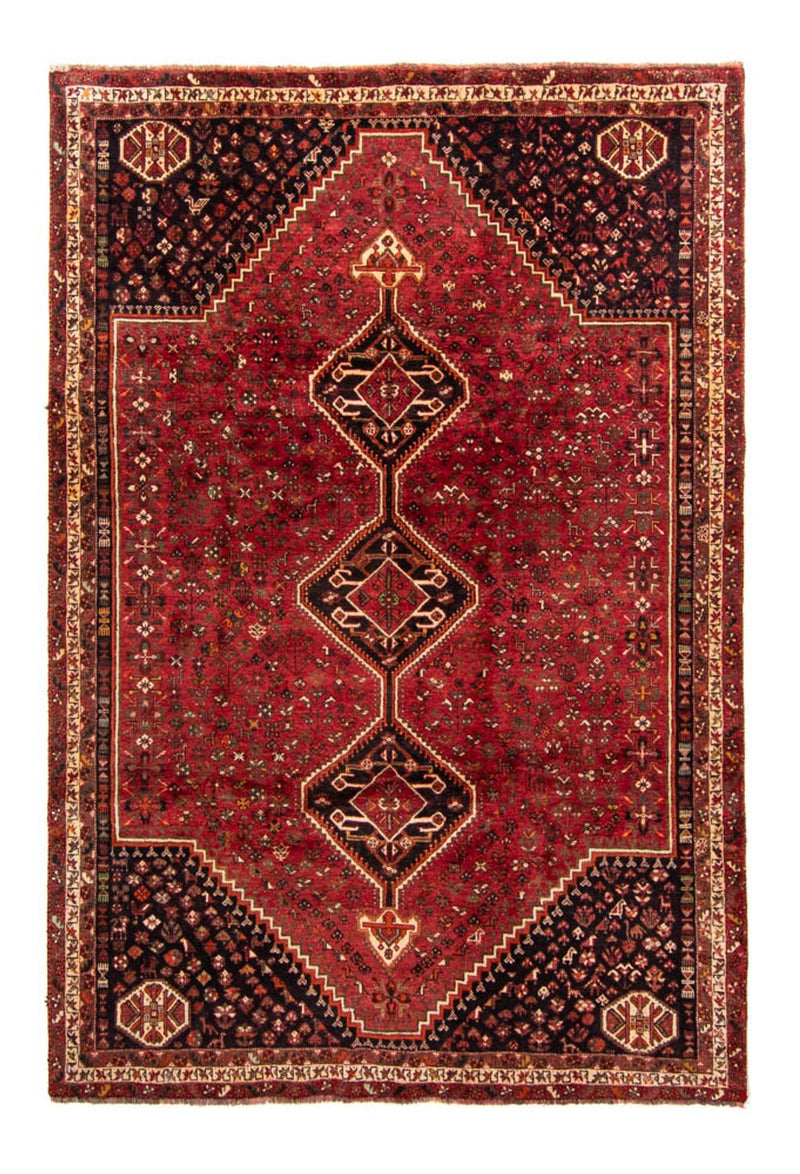Shiraz Teppich 230x325cm - Perserteppich - dunkelrot