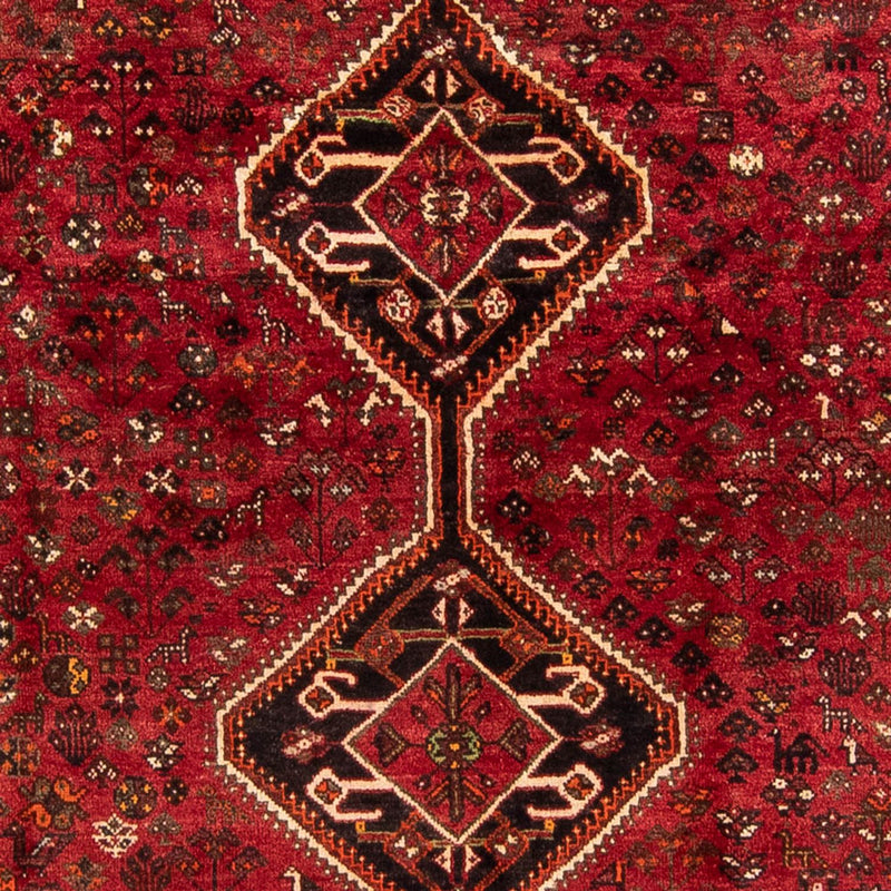 Shiraz Teppich 230x325cm - Perserteppich - dunkelrot
