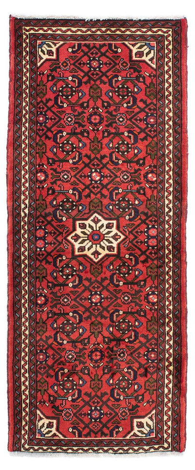 Hosseinabad Teppich 72x182cm - Perserteppich - dunkelrot
