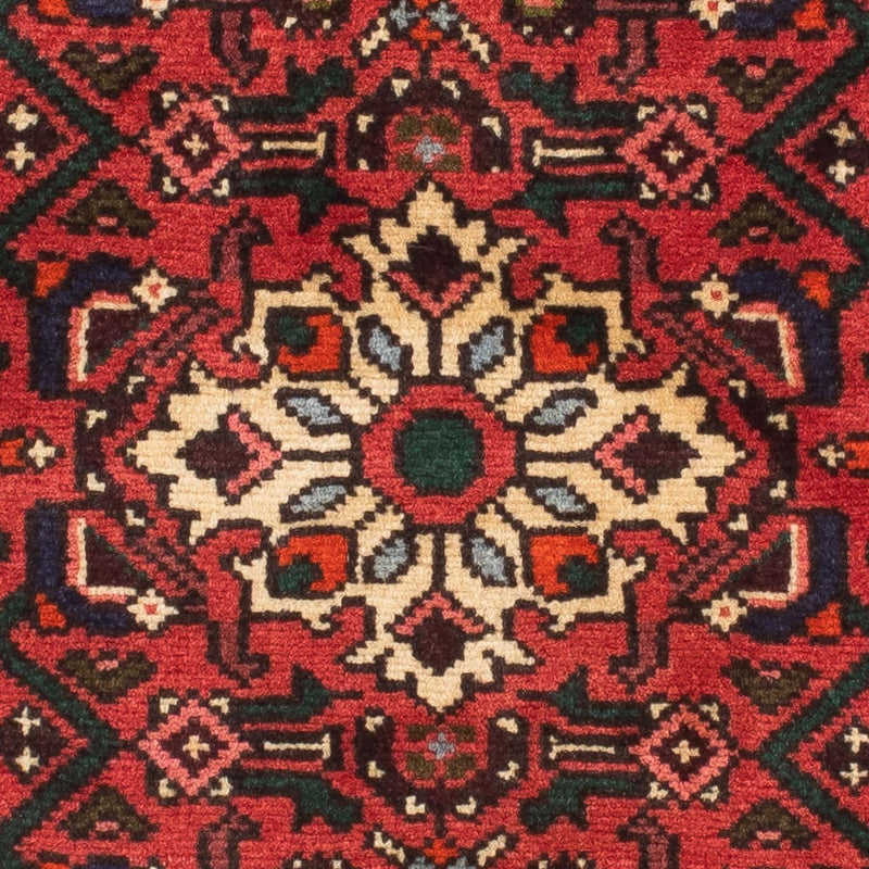 Hosseinabad Teppich 70x195cm - Perserteppich - dunkelrot