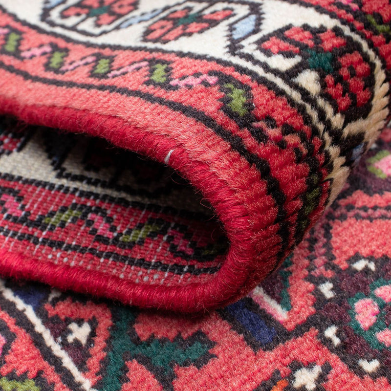 Hosseinabad Teppich 70x195cm - Perserteppich - dunkelrot