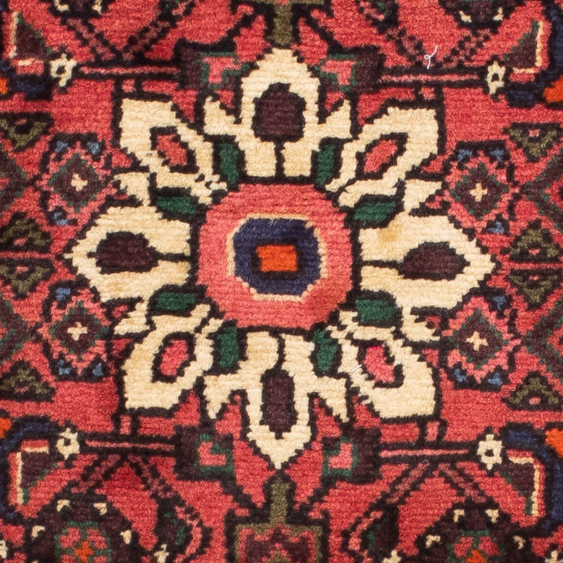 Hosseinabad Teppich 70x200cm - Perserteppich - dunkelrot