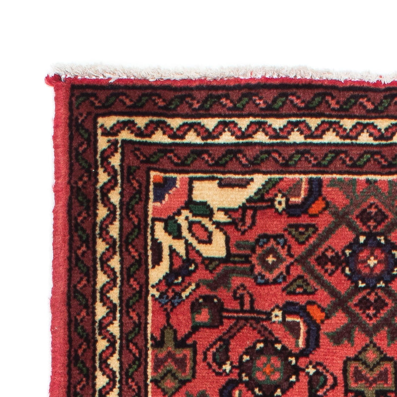 Hosseinabad Teppich 70x200cm - Perserteppich - dunkelrot
