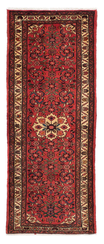 Hosseinabad Teppich 78x200cm - Perserteppich - dunkelrot