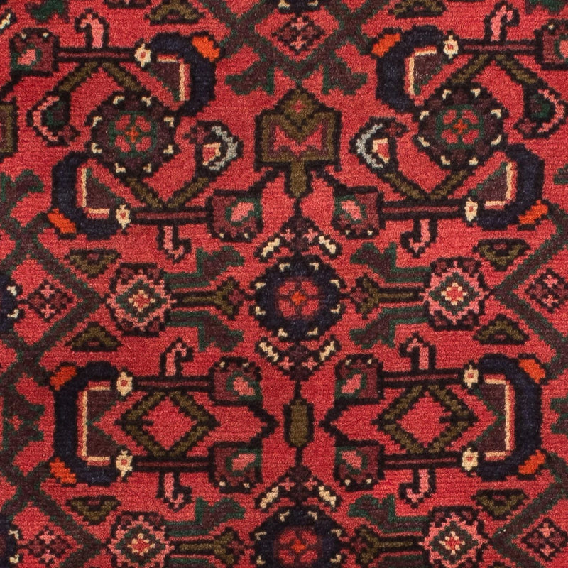 Hosseinabad Teppich 75x200cm - Perserteppich - dunkelrot