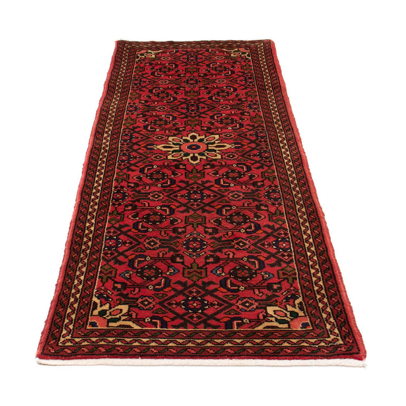 Hosseinabad Teppich 72x200cm - Perserteppich - dunkelrot
