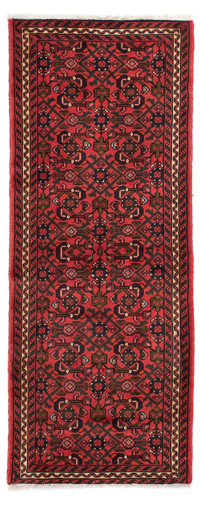Hosseinabad Teppich 74x195cm - Perserteppich - dunkelrot