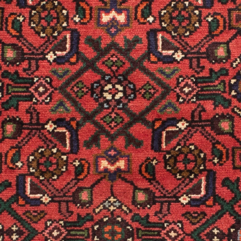 Hosseinabad Teppich 70x200cm - Perserteppich - dunkelrot