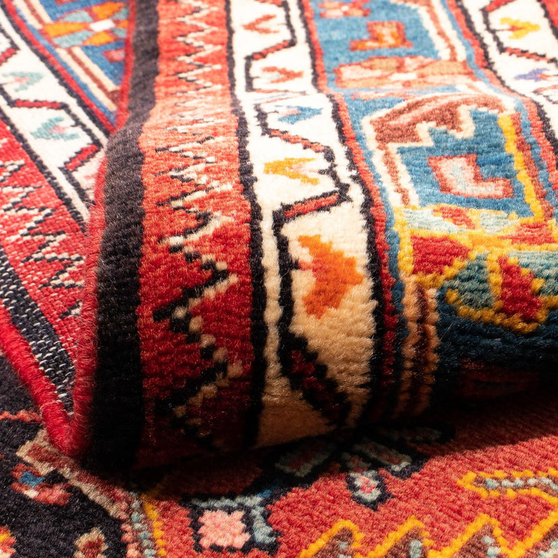Hosseinabad Teppich 110x172cm - Perserteppich - dunkelrot