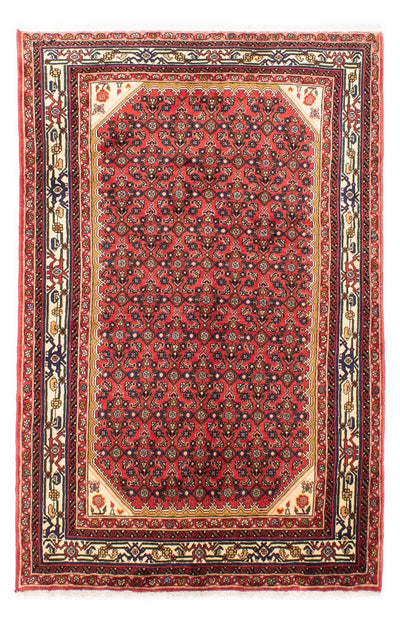 Hosseinabad Teppich 155x205cm - Perserteppich - rot