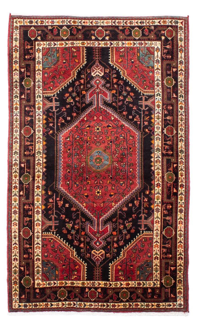 Hosseinabad Teppich 142x230cm - Perserteppich - dunkelblau
