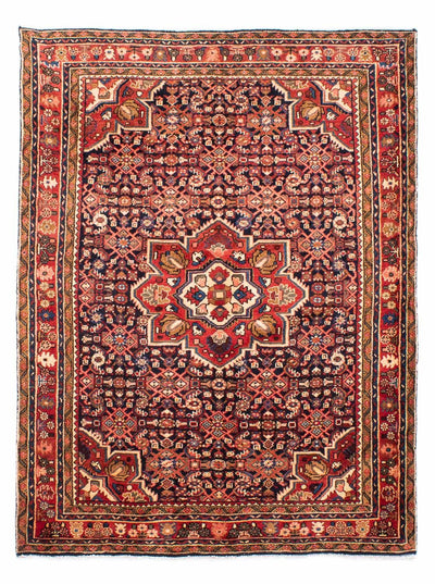 Hosseinabad Teppich 153x215cm - Perserteppich - dunkelblau