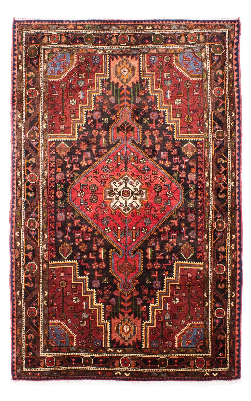 Hosseinabad Teppich 145x227cm - Perserteppich - dunkelblau