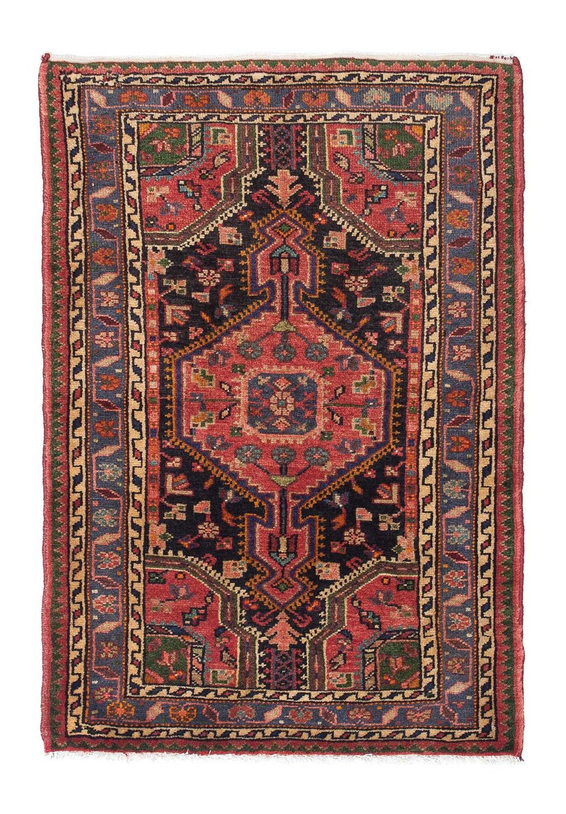 Perserteppich - Nomadic 82 x 122 cm - hellrot