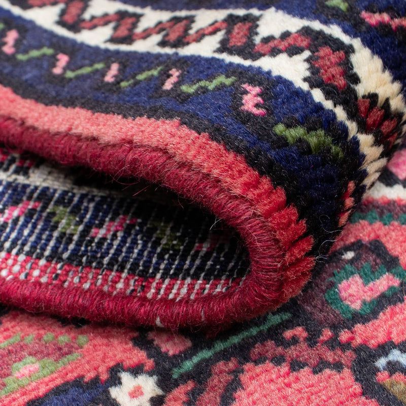 Hosseinabad Teppich 68x195cm - Perserteppich - dunkelrot