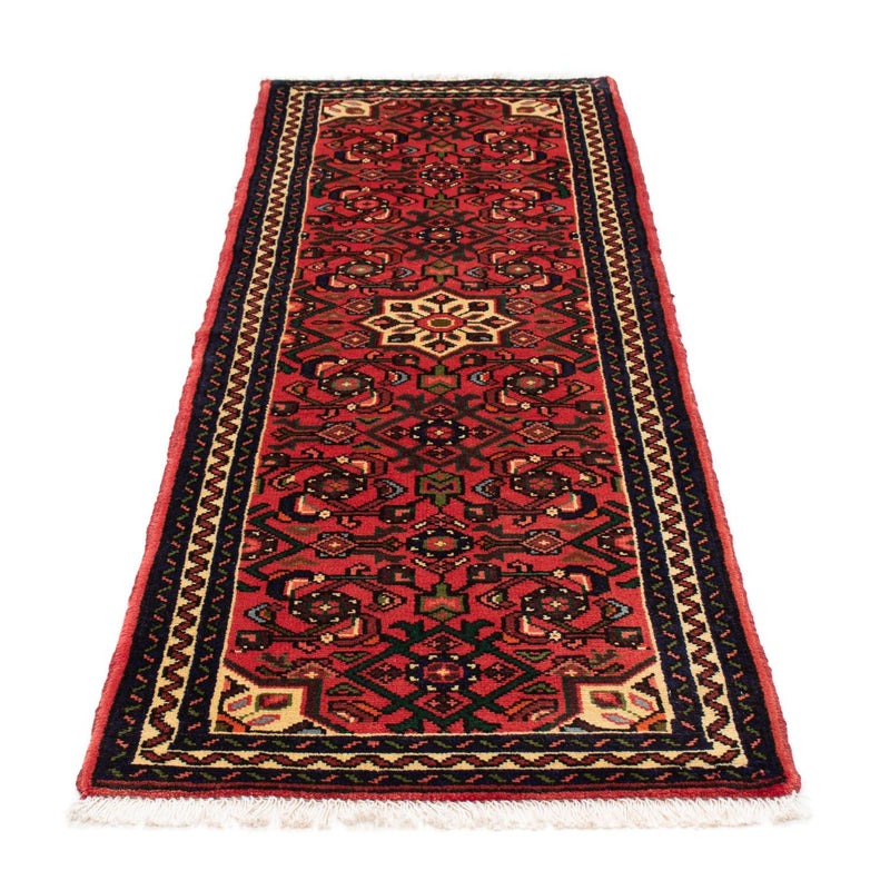 Hosseinabad Teppich 68x195cm - Perserteppich - dunkelrot