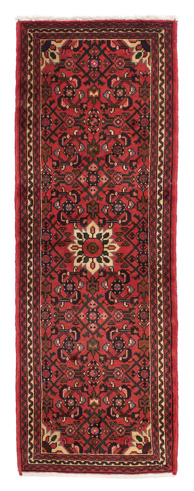 Hosseinabad Teppich 72x195cm - Perserteppich - dunkelrot